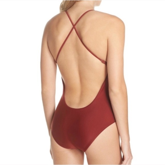 BCA Caged Cross Back Swimsuit - Picture 3 of 5
